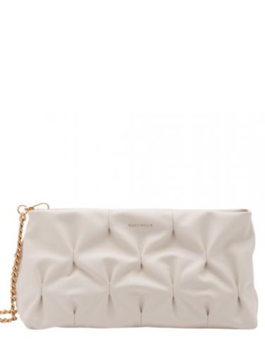 KABELKA  COCCINELLE OPHELIE GOODIE lambskine white maxi