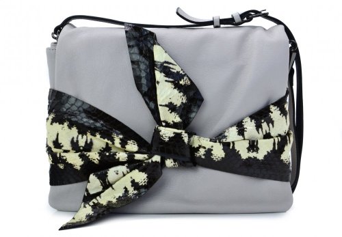 Coccinelle kožená kabelka Isaline – off white