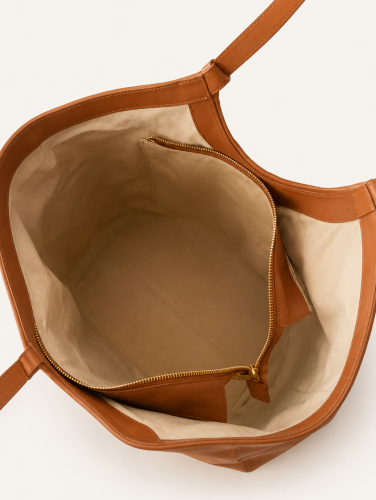 Roberta Gandolfi shopper Cecilia - cuoio