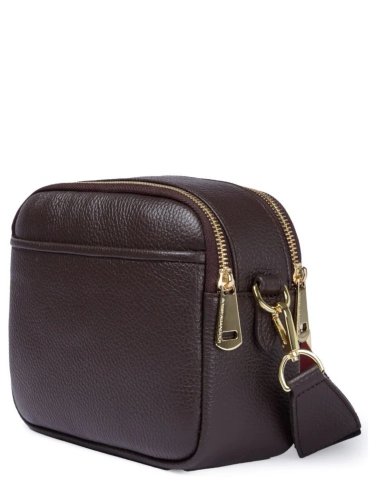 Roberta Gandolfi kabelka cross suede brown