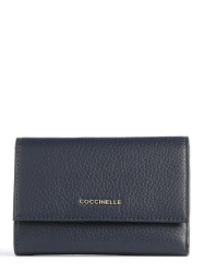 PENĚŽENKA COCCINELLE METALLIC SOFT midnight blue