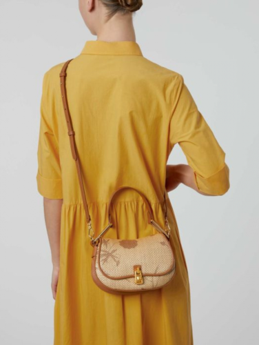 Coccinelle Magie Straw Minibag – shadow print