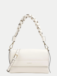 Coccinelle Boheme Grana Double kožená kabelka – pearl