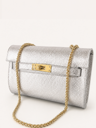 Roberta Gandolfi minibag Chiara - silver