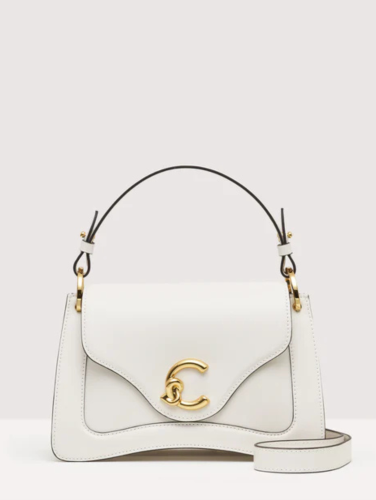 Coccinelle C-Me Calf Cocker Small kabelka – blanco