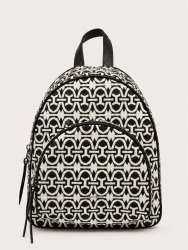 Coccinelle batoh Gleen Monogram – Multi Noir/Noir