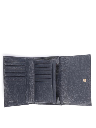 PENĚŽENKA COCCINELLE METALLIC SOFT midnight blue