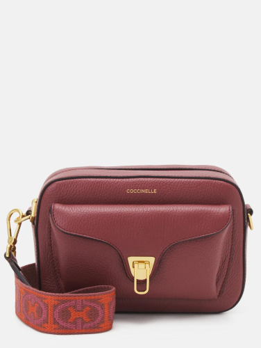 Coccinelle Beat Soft Ribb crossbody – brandy