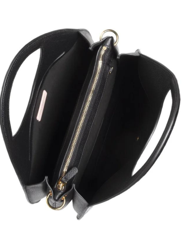 Coccinelle Cosima kabelka Medium Croco – noir