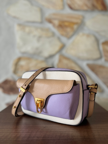 Coccinelle Beat Soft Tricolor crossbody – multi toasted