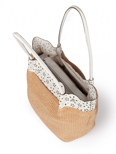 Roberta Gandolfi Diletta Shopper – bianco