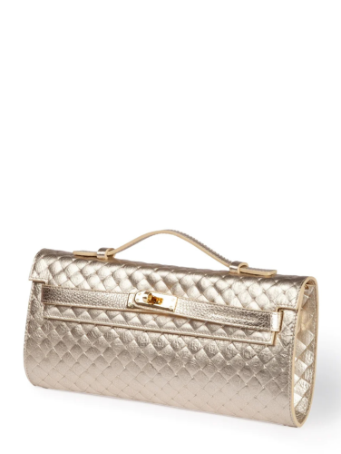 Roberta Gandolfi kabelka Jade woven gold