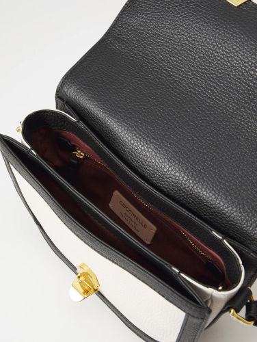 Coccinelle Dew Bicolor crossbody – blanco