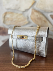 Roberta Gandolfi minibag Chiara - silver