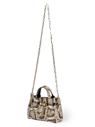 Roberta Gandolfi minibag Sveva – Python/Roccia