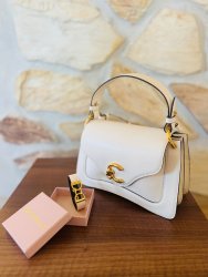 SET COCCINELLE C-ME CALF blanco