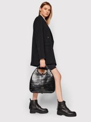 KABELKA COCCINELLE COSIMA medim croco noir