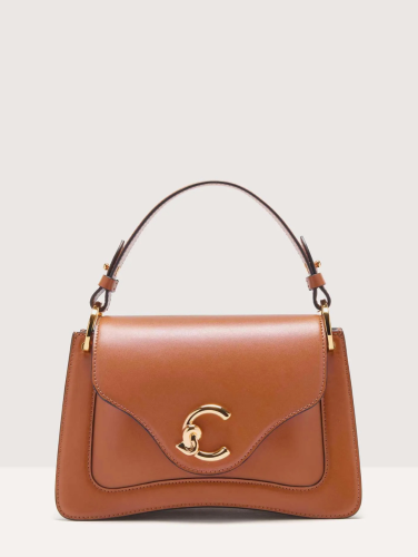 Coccinelle C‑Me Calf kabelka Small – cognac