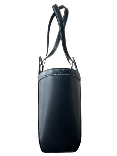 KABELKA COCCINELLE AMALIA COWHIDE PERFOREE noir
