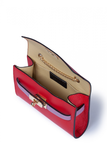Roberta Gandolfi kabelka Chiara rosso/malva