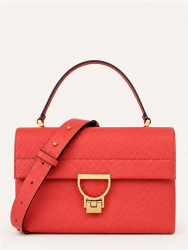 Coccinelle Arlettis Medium crossbody kabelka – grenadine red