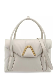 KABELKA COCCINELLE CHESTER PUFFY SMOOTH lambskine white