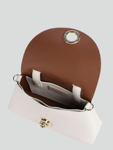 Coccinelle Nikla kabelka – medium pearl/cognac