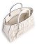 Coccinelle Concrete kabelka Medium – perforo white
