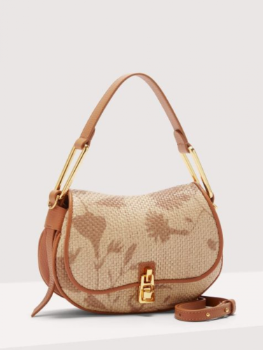 Coccinelle Magie Straw Minibag – shadow print