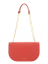 Coccinelle kožená kabelka Dew – grenadine red