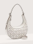KABELKA COCCINELLE WHISPER COWHIDE PERFOREE blanco