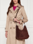 KABELKA COCCINELLE REBEKKA SUEDE MEDIUM brunette