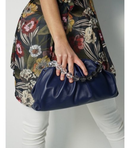 Roberta Gandolfi kabelka Elettra boule blue