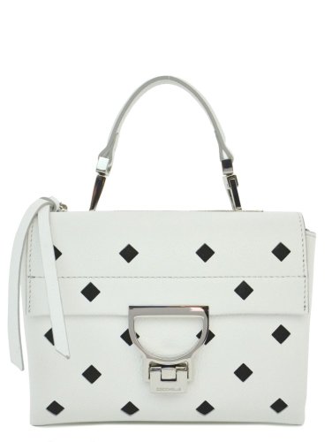 Coccinelle Arlettis Foro Rombo small - White