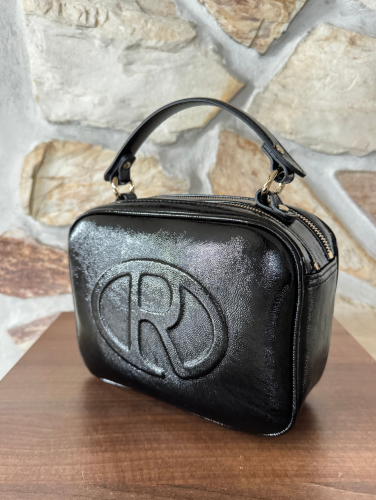 Ripani Annalia kožená kabelka – černá