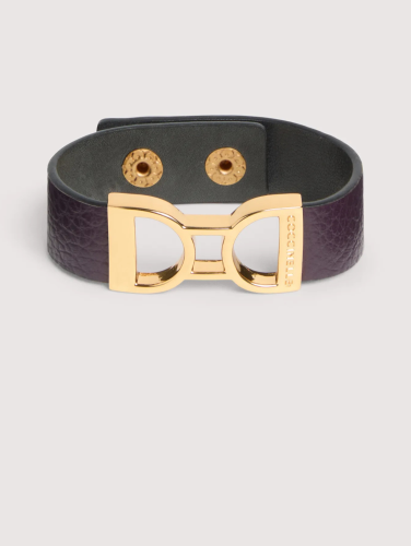 NÁRAMEK COCCINELLE ARLETTIS RIBBON prune