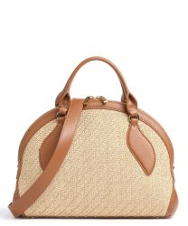 Coccinelle Colette Rafia kabelka – natural / caramel