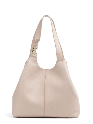 Coccinelle C-Easy kožená kabelka Medium – rosette