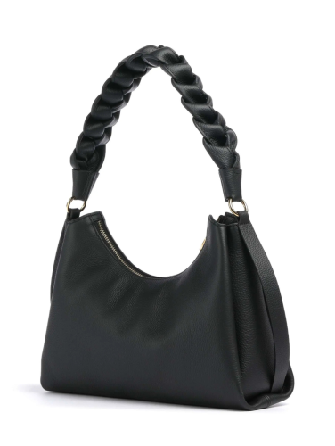KABELKA COCCINELLE BOHEME GRANA DOUBLE noir/cuir
