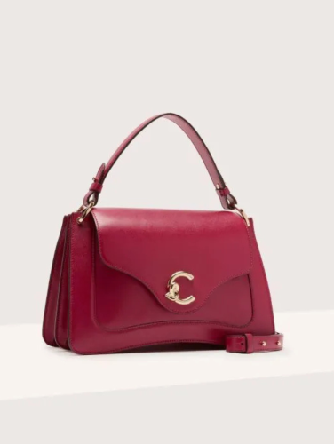 KABELKA COCCINELLE C-ME CALF COCKER sangria