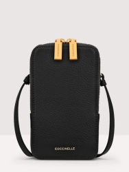 POUZDRO NA MOBIL COCCINELLE FLOR noir