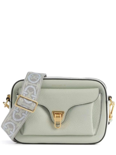 KABELKA COCCINELLE BEAT SOFT RIBB celadon green