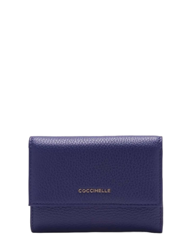 PENĚŽENKA COCCINELLE METALLIC SOFT royal blue