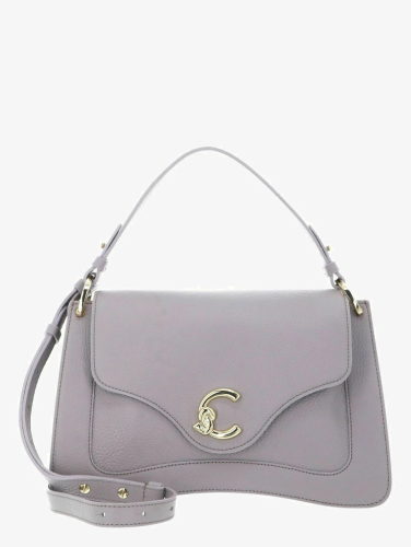 Coccinelle C-Me kožená kabelka Medium – oyster