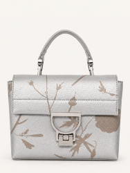 Coccinelle Arlettis Shadow Print crossbody kabelka – silver