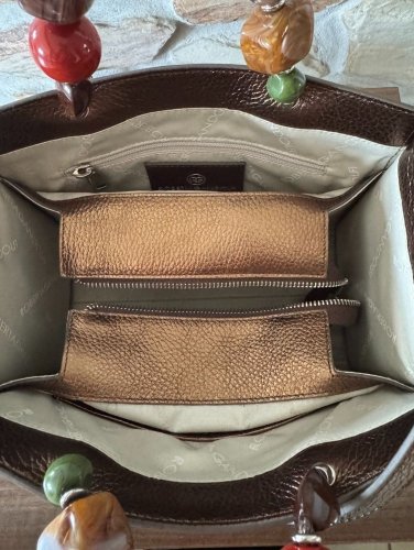 Roberta Gandolfi kabelka Vittoria bronzo