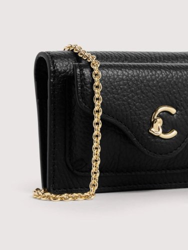 PÚZDRO NA KARTY COCCINELLE C-ME SMALL noir