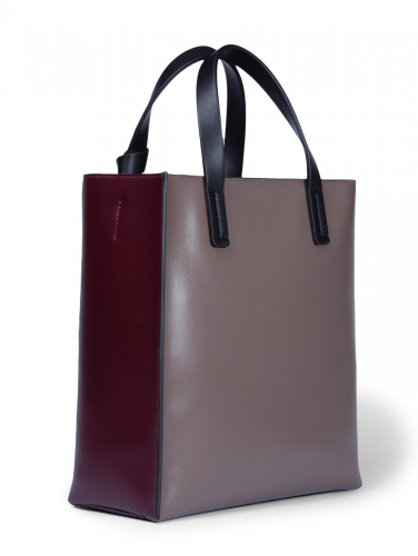 Roberta Gandolfi kabelka Arianna bordo/taupe