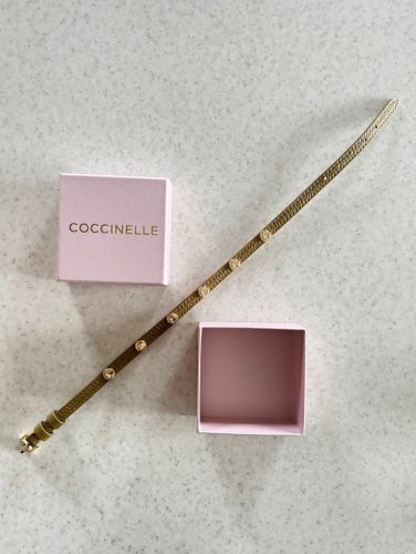 NÁRAMEK COCCINELLE C-ME STUDS seagrass