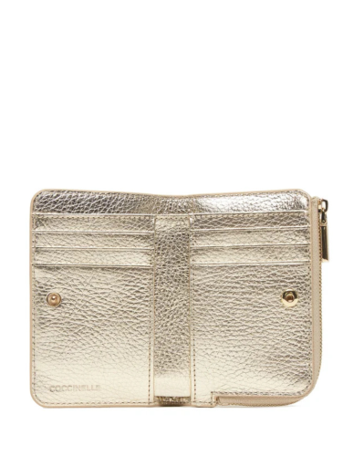 PENĚŽENKA COCCINELLE METALLIC SOFT pale gold